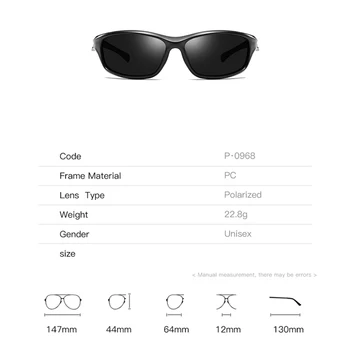 Schever Marca de Lente Polarizada UV 400 Homens/Mulheres é o Óculos de sol Masculino de Pesca Legal de Óculos de Sol de Condução ao ar livre Montanhismo Tons