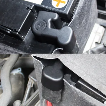 O Cátodo da bateria Eletrodo Positivo Pólo Terminal de Proteção Tampa de acabamento Para VW Arteon Besouro A5 Scirocco Sharan CADDY 2012-2018