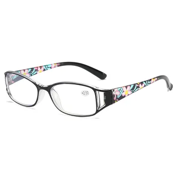Leia Óculos de Mulheres Anti-Blu-ray Óculos de Leitura Moda Óculos de Presbiopia Óculos Cor de Refeições Presbiopia Óculos