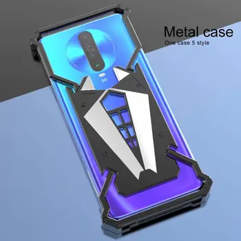 Metal Alumínio Sujeira à prova de Choque Caso Para Xiaomi Redmi k30 Pesado Robusta Capa de Armação de Metal Amortecedor Tampa Traseira Para Redmi k30 pro