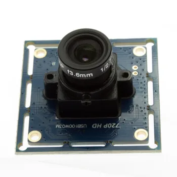ELP Mini 720p Webcam USB, o Módulo de Câmera de 1.0 Megapixels CMOS OV9712 HD Livre Controlador Industrial da Câmera para a Impressora 3D, Máquina de Visão