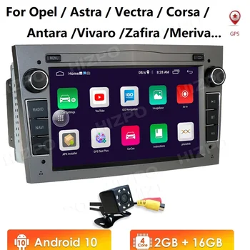 AutoRadio Car Multimedia Player 2 Din Android De 10 Opel DVD GPS Para Astra Meriva Vectra Antara Zafira Corsa Vauxhall NENHUM DVD 2DIN
