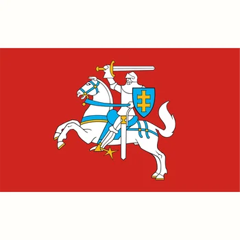 Bandeira da Lituânia (Estado) lituano Brasões de Armas Trakai 3x5 Pés Fade Prova Com Ilhós de Latão Material de Qualidade