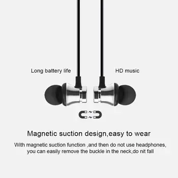 XT11 Magnético sem Fio bluetooth Fone de ouvido música de fone de ouvido de Telefone Decote esporte Fones de ouvido Fone de ouvido Com Microfone Para Xiaomi Telefone