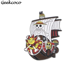 J1829 Geekcoco Anime Esmalte Pin Personalizado Broche Emblema para o Saco Pin de Lapela Cartoon Jóia de Presente para os Fãs