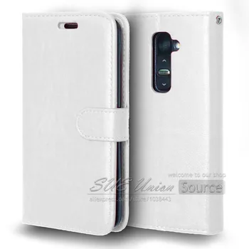 Deluxe capa de Couro Flip para LG Optimus G2 D801 F320 D802 VS980 F340L LS980 LS980S Carteira de Ficar Com a Tampa do compartimento do Cartão