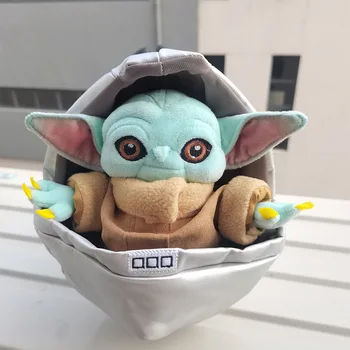 Star Wars Bebê Yoda Boneca de Pelúcia Macia Modelo da Coleção de Brinquedos Figura de Ação do Ano Novo de Presente de Natal para Crianças