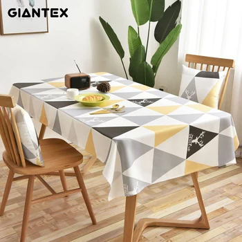 GIANTEX Decorativos toalha de Mesa Toalha de mesa Retangular Mesa de Jantar Mesa de Cobertura Obrus Tafelkleed mantel mesa nappe U2072