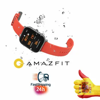 Versão Global Nova watche inteligente Amazfit GTS 5 ATM impermeável inteligente de 14 dias a bateria de Controle de música IOS ANDROID