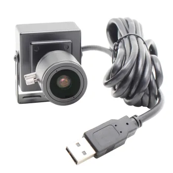ELP 1080P 60fps em 720p 120fps 360P 260fps webcam M12 montagem de 2.8-12mm varifocal industrial, de alta velocidade do usb da câmera com mini habitação