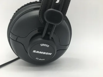 Original Sansão SR950 acompanhamento Profissional de fones de ouvido totalmente fechada, tipo studio DJ fone de ouvido com Almofadas de Veludo