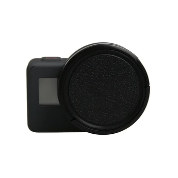 52mm de Black Metal, Vidro Circular Polarizador CPL Lente Filtro Definido com Filtro Adaptador para GoPro Hero 7 6 5 à prova d'água