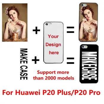 DIY personalizado com foto nome Personalizar a impressão de que o seu design de imagem caso capa para o Huawei P20 Plus/P20 Pro