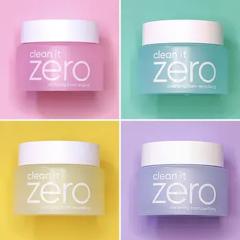 BANILA CO Limpe-o de Zero Cleansing Balm Exemplo 7ml Hidratante, demaquilante Facial Cleanser Rosto Cuidados com a Pele Coreia Cosméticos