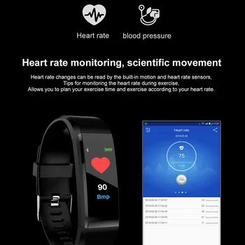 2020 SUPERIOR Smart Watch Homens Mulheres Monitor de Ritmo Cardíaco e a Pressão Arterial de Fitness Tracker Smartwatch Relógio do Esporte para ios, android PK M2 A1