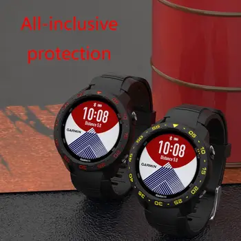 Anti-risco TPU Assistir a Capa Protetor de pára-choque para G-armin Forerunner 245M/245 Smart Watch Acessórios
