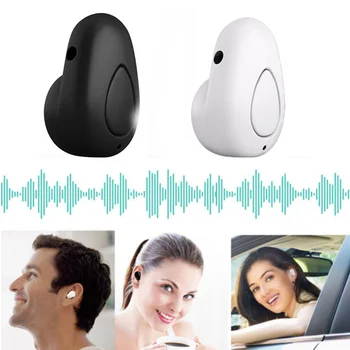 Novo sem Fio Bluetooth Fone de ouvido S520 Mini Sport Fone de ouvido Estéreo Invisível Auricular Fone de ouvido Com Microfone Para iphone XR X 8 7