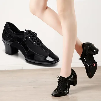 Latino Sapatos de Senhoras Tênis de Dança Sapatos de Mulher Profissional do sexo Feminino Professor de Dança Sapatos Fdw Mulheres Prática de Tênis de Desempenho 5 cm