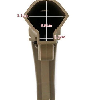 Mil-Spec ME M4 JM8 Estoque Buttstock Receptor Pistola da Cinta de Arma de Ações Para Gel Blaster Airsoft Gun Arma de Brinquedo Atualização Parte Acessórios