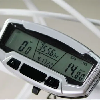 Digital LCD de Bicicleta de Estrada do Velocímetro, luz de fundo Cronómetro Odômetro Impermeável de Bicicleta Velocímetro de Bicicleta Acessórios BHD2