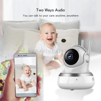 1080P Câmera IP WIFI sem Fio de Vídeo Vigilância, Segurança em Casa Mini Auto controle de Câmera de HD Monitor do Bebê wi-fi Câmera do CCTV IR P2P