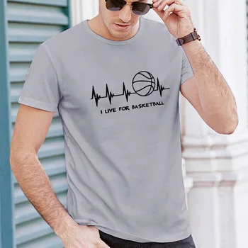 Top Casual Camisa de Moda Verão Fresco Tees de Impressão Engraçado Manga Curta Homens Roupas de Streetwear Esportes ao ar livre Basquete T-shirt