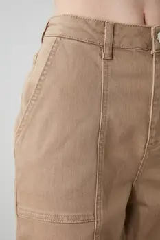 Trendyol Detalhe do Ponto de Cintura Alta Jeans Slim Fit TWOAW21JE0100
