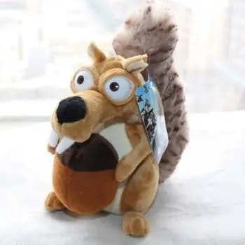 Engraçado Animal Bonito Boneco era do Gelo 3 SCRAT Esquilo de Pelúcia Brinquedo de Pelúcia de Presente