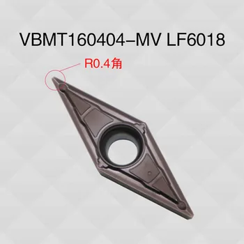 DESKAR original VBMT160404 VBMT 160408 MV LF6018 de metal duro, lâmina de torneamento CNC ferramenta de ferramenta de corte