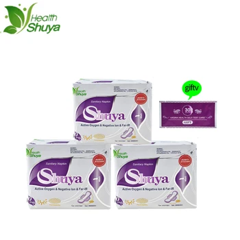 6Packs Ânion do Napkin Sanitário Almofadas Para as Mulheres do Napkin Sanitário Ânion absorvente Menstrual PadFeminine Produto de Higiene