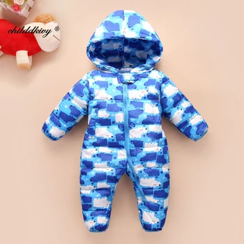 0-3 anos de Romper do Bebê 2020 novas inverno macacão para crianças de Criança casaco para menina, menino roupas Macacão para bebê berço