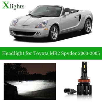 Xlights Led Lâmpada de Farol Para Toyota MR2 Spyder 2003 2004 2005 Baixa Feixe de Alta Canbus Carro de Farol de Luz da Lâmpada de Acessórios Branco