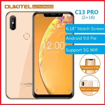 OUKITEL C13 Pro Smartphone 4G 5G/2,4 G wi-FI 6.18