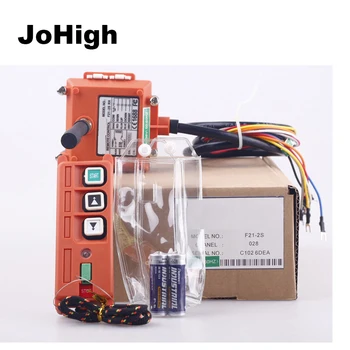 JoHigh 380v 220v 24v, 36v Industrial sem Fio Guindaste Interruptor de Controle Remoto F21-2S 1 transmissor + 1 receptor