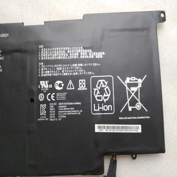 Novo C22-UX31 Para ASUS ZenBook UX31 UX31A UX31E Ultrabook UX31E-DH72 UX31A-R4004H C21-UX31 C23-UX31 Original da bateria do Laptop 50Wh