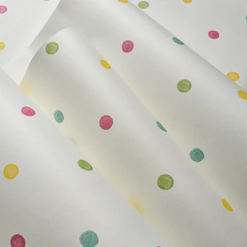 Nova Chegada Pontos Coloridos de papel de Parede para Quartos dos Miúdos Lindo Quarto das Crianças Mural de Papéis de parede Papel de Parede Infantil QZ018