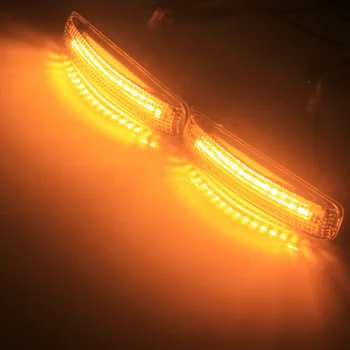 ANGRONG 2x de LED Âmbar Lado do Indicador de Sinal do Marcador Repetidor de Lâmpadas de Luz Para a Terra Range Rover
