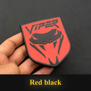 3D Metal Viper Emblema Adesivo de Carro do Tronco Emblema Grade de Decalque Chrome Estilo Carro Para Dodge Charger Calibre Jornada Acessórios