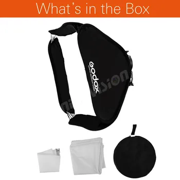 Godox 40*40cm dobrável Macio Caixa de Godox Suitbale para S-tipo de Suporte de Flash da Câmara (40 x 40cm Softbox Apenas)