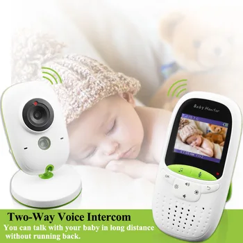 De alta qualidade sem Fio de 2,0 polegadas de Vídeo de Cor do Monitor do Bebê Câmera de Segurança do Bebê, a Babá de Intercomunicação de Visão Noturna de Monitoramento de Temperatura