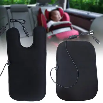 12V Carro Inverno cadeira de Bebé Aquecido Capa de Almofada de Segurança Elétrica de Aquecimento mais Quentes, Almofada do Assento Para Crianças de 1 a 7