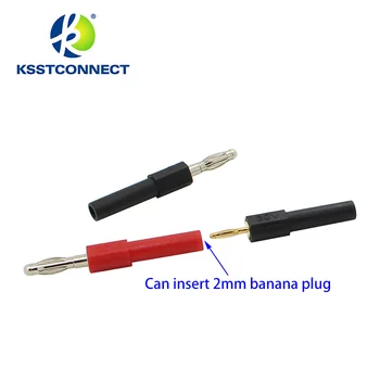 CP455 10pcs 4mm Macho para 2mm Feminino Plug Banana Jack Para alto-Falante Sondas de Teste Conectores
