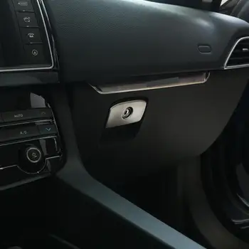 Carro ABS Co-piloto da Caixa de Luva Orifício da Chave da Decoração da Tampa de acabamento para Jaguar XE XF F-Ritmo f ritmo X761 2016-2018