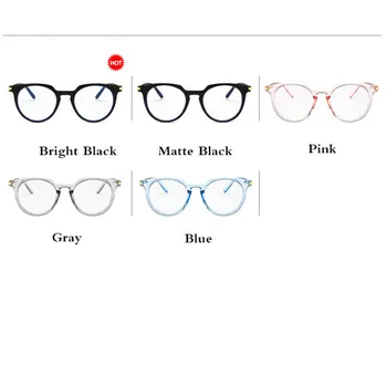 2019 Óculos Redondos Quadro Claro De Óculos De Homens Anti-Óculos Azuis, Óculos De Mulheres De Óculos Lentes Opticos Mujer