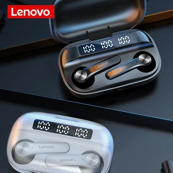 Original Lenovo QT81 TWS sem Fio de Fone de ouvido Fone de ouvido Bluetooth Dual Bass Estéreo Controle de Toque de Redução de Ruído Para Xiaomi Huwei
