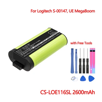 O Orador de Bluetooth Bateria CS-LOE116SL Para Logitech S-00147, UE MegaBoom de Alta Qualidade, Preço de Fábrica Batteria 7.4 V 2600mAh