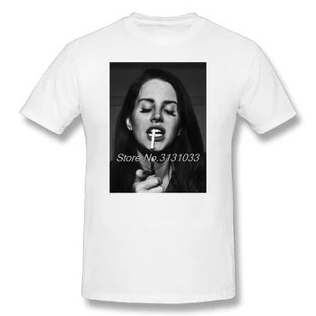 Lana Del Rey T-Shirt dos Homens de Impressão 3d Algodão Camiseta Graphic T-shirts de Manga Curta, Homens de Música de Verão Camiseta Casual T-Shirt