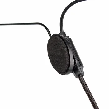 5pcs Mini Fone de ouvido com Microfone MICROFONE de Condensador para Voz Amplificador de alto-Falante Profissional de guia de turismo Sistema sem Fio F4512A