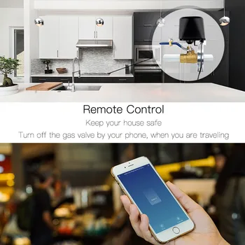 Wi-fi Smart Válvula de Automação residencial, Controle de Válvula para Gás Ou de Água Controlo de Voz e de Trabalhar Com Alexa Eco Inicial do Google