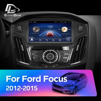 Android 10.0 Sistema de Carro IPS Tela de Toque Estéreo Para ford focus 2012-anos player Estéreo com botões de navegação do sistema